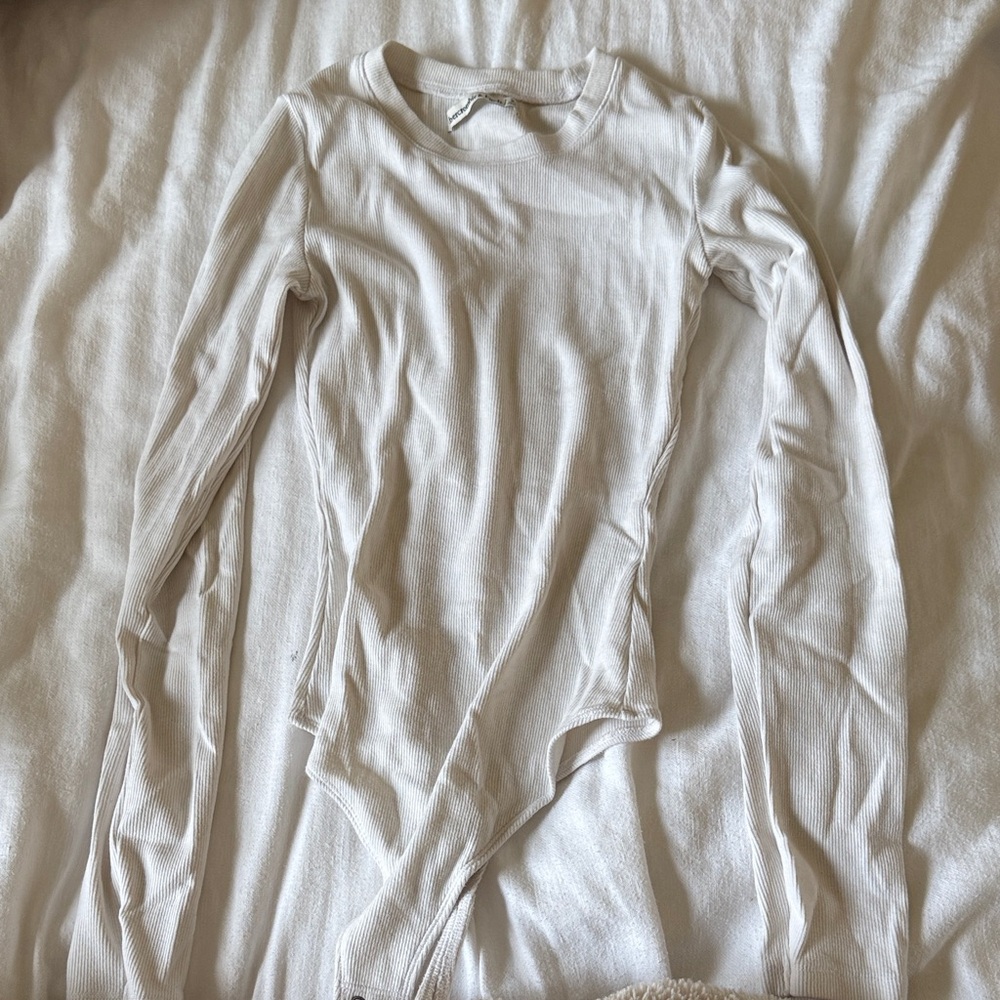 Abercrombie & Fitch Cream Bodysuit